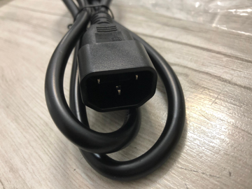 کابل برق بک تو بک C14-C15 با طول 1 متر